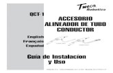 qct-1 Accesorio AlineAdor de tubo conductor - robotics/qct-1 accesorio...  Tweco® Robotics es una