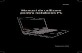 Manual de utilizare pentru notebook PC - .Manual de utilizare pentru notebook PC ... Este disponibil