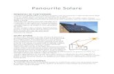 Panourile Solare - Termenul de panou solar se refer¤’ la un panou care are scopul de a capta razele