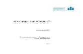 Bachelorarbeit Florin Radulescu Nachname, Vorname: Radulescu, Florin Prostatakrebs - Diganose und Therapy