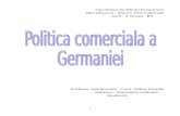 Politica Comerciala a Germaniei