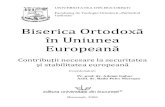 Biserica Ortodoxă în Uniunea Europeană. Contribuţii necesare la