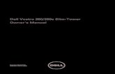 Dell Vostro 260/260s Slim-Tower Owner's Manual 7 Unitatea hard disk أژndepؤƒrtarea hard diskului 1.