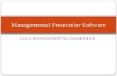 Managementul Proiectelor  Software