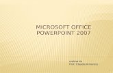 MICROSOFT OFFICE  POWERPOINT  2007