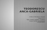 Teodorescu Anca -Gabriela
