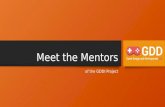 Meet the Mentors of the GDDI Project