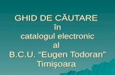 Ghid de cautare in catalogul electronic BCUT